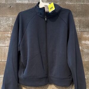 All in Motion Women's Blue Zip-Up Athletic Jacket M